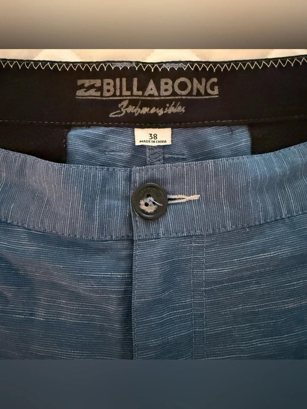 Billabong Submersibles Hybrid Shorts Men’s 38 Blue Quick Dry Pockets Mint
